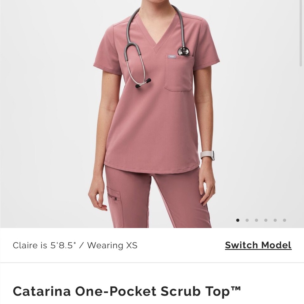Figs Catarina One-Pocket Scrub Top